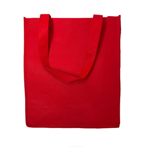3 PACK Recycled Reusable Eco Friendly Grocery Shopping Tote Bags 13x15x6 Gusset